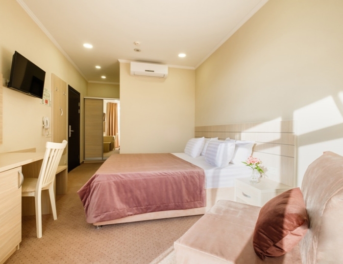 1-мест.(разм. в 2-мест.) 1-комн. комфорт - Отель «Династия» Феодосия